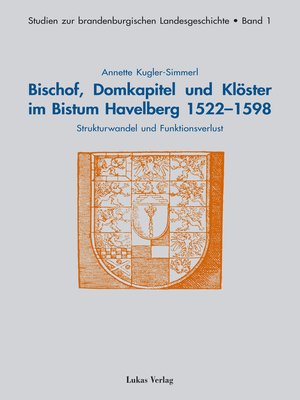 cover image of Bischof, Domkapitel und Klöster im Bistum Havelberg 1522-1598